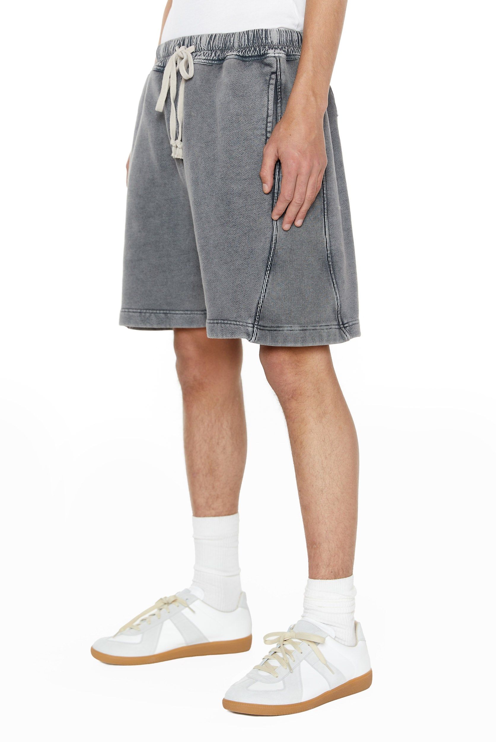 NTRLS Chrome Grey Relaxed Shorts sold by Jaded London product image thumbnail 4