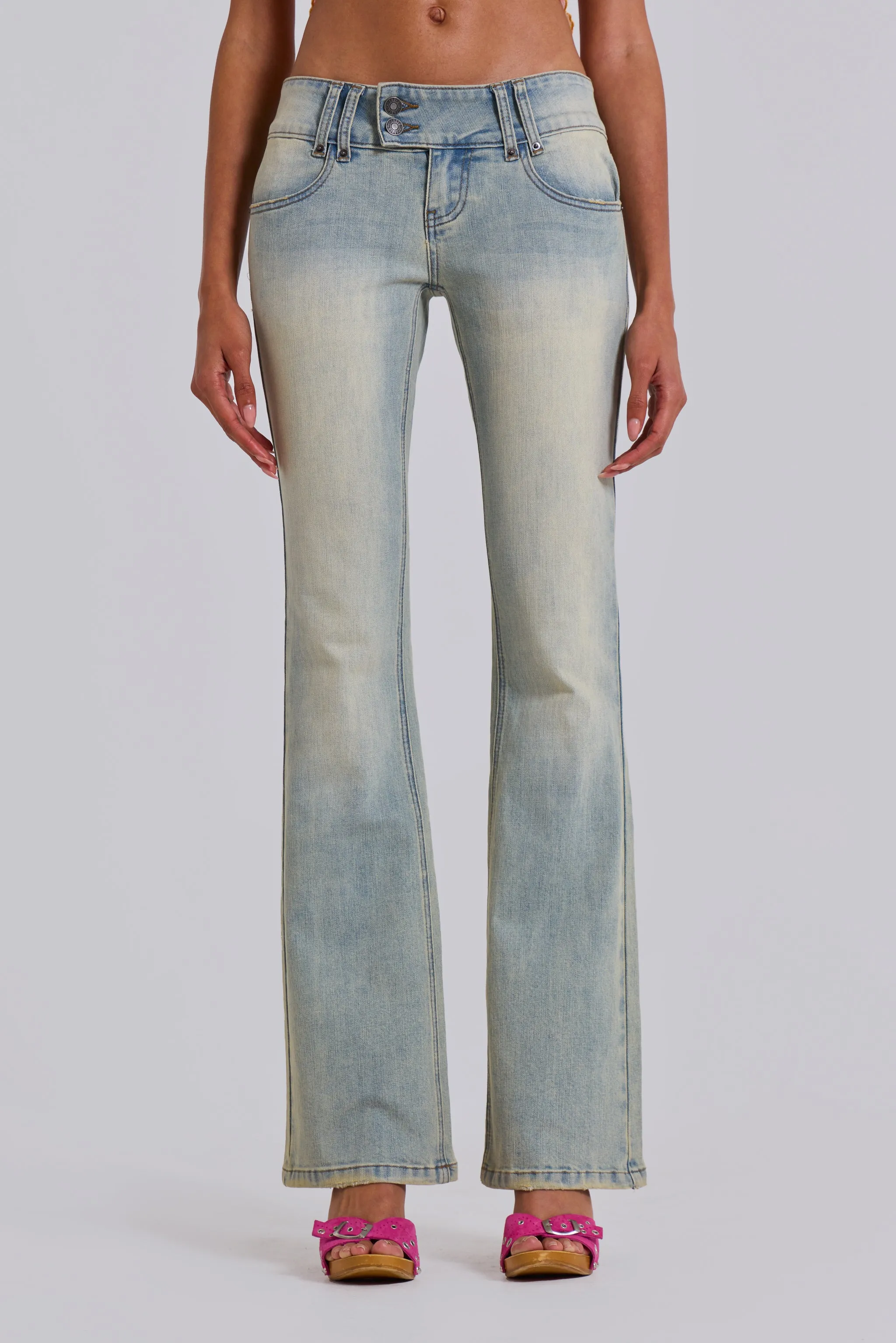 Light Wash Thirteen Jeans sold by Jaded London product image thumbnail 2