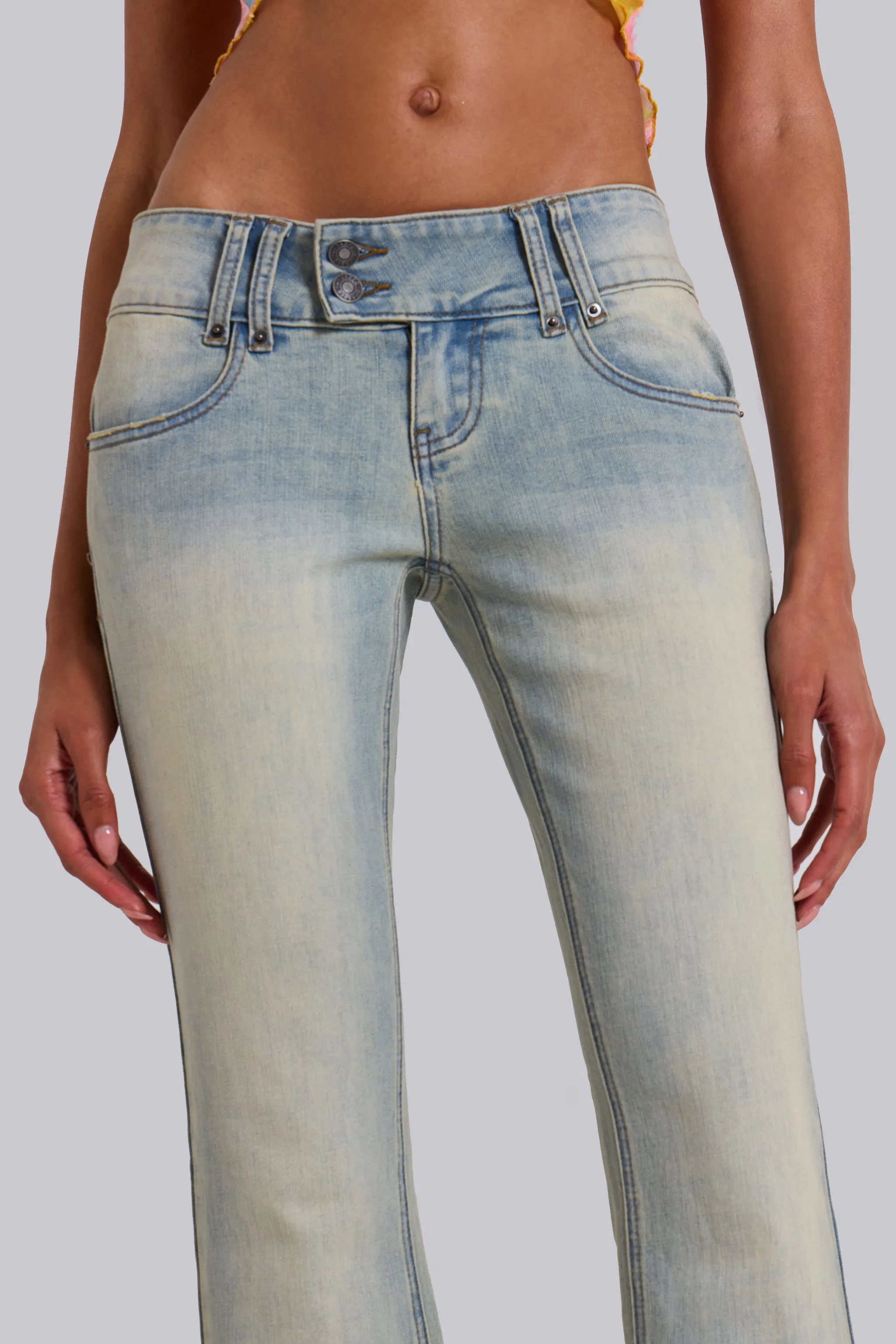 Light Wash Thirteen Jeans sold by Jaded London product image thumbnail 4