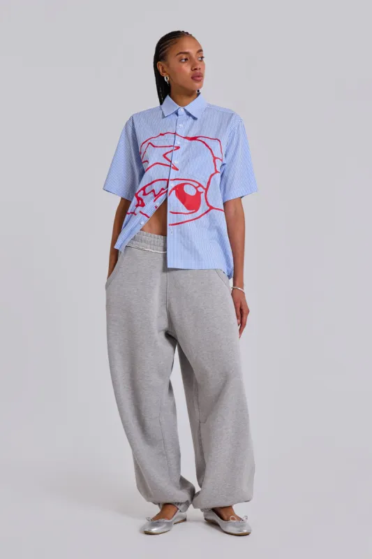 Stereo Stripe Shirt sold by Jaded London