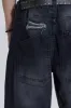 Washed Black Busted Colossus Baggy Jeans sold by Jaded London