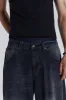 Washed Black Busted Colossus Baggy Jeans sold by Jaded London