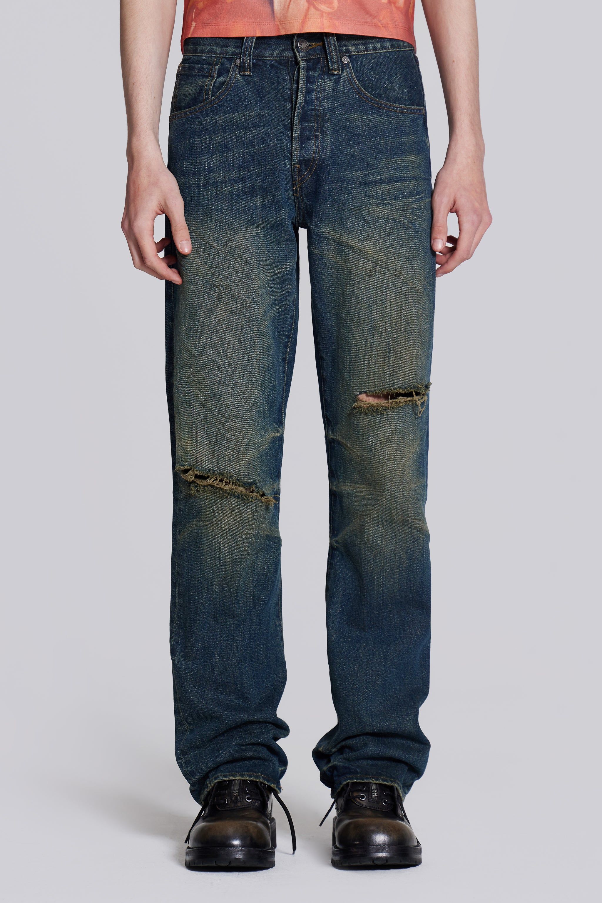 Busted Scott Jeans sold by Jaded London