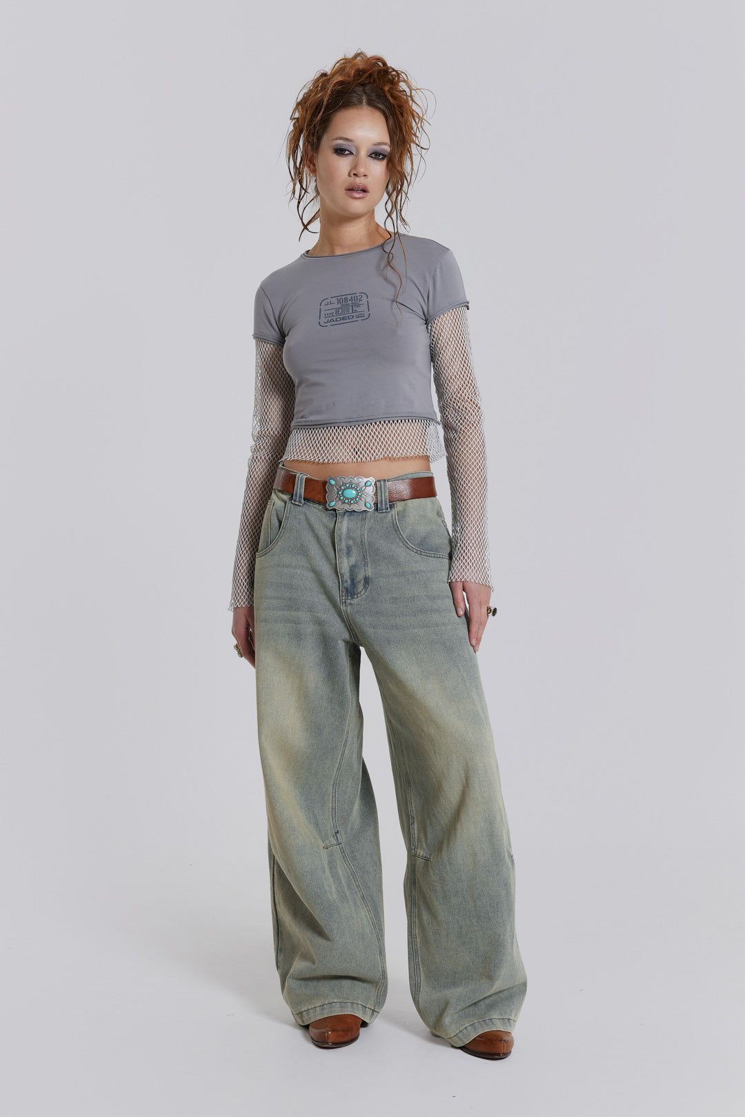 Light Wash Colossus Jeans sold by Jaded London product image thumbnail 5