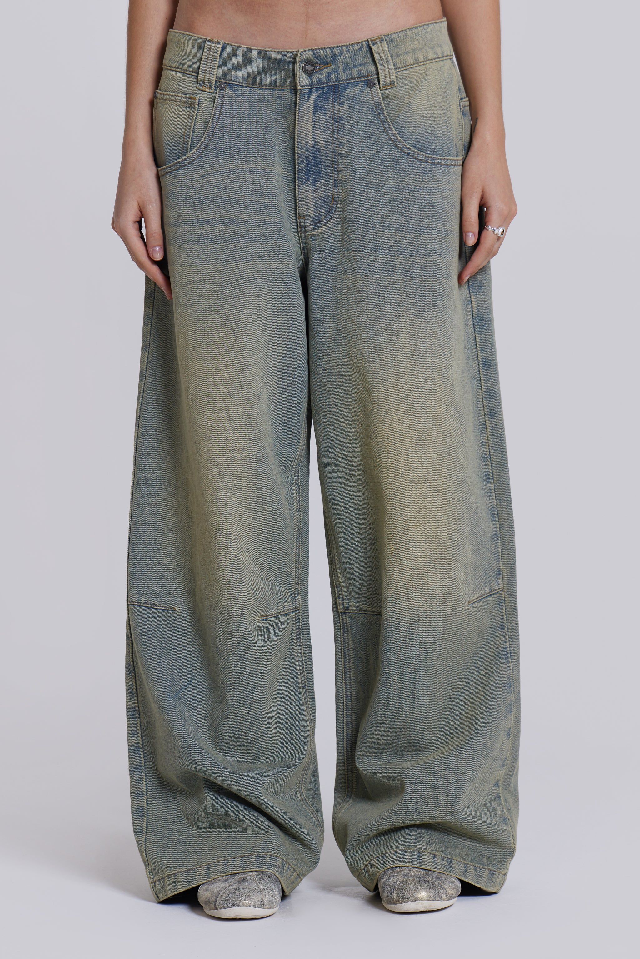 Light Wash Colossus Jeans sold by Jaded London product image thumbnail 6