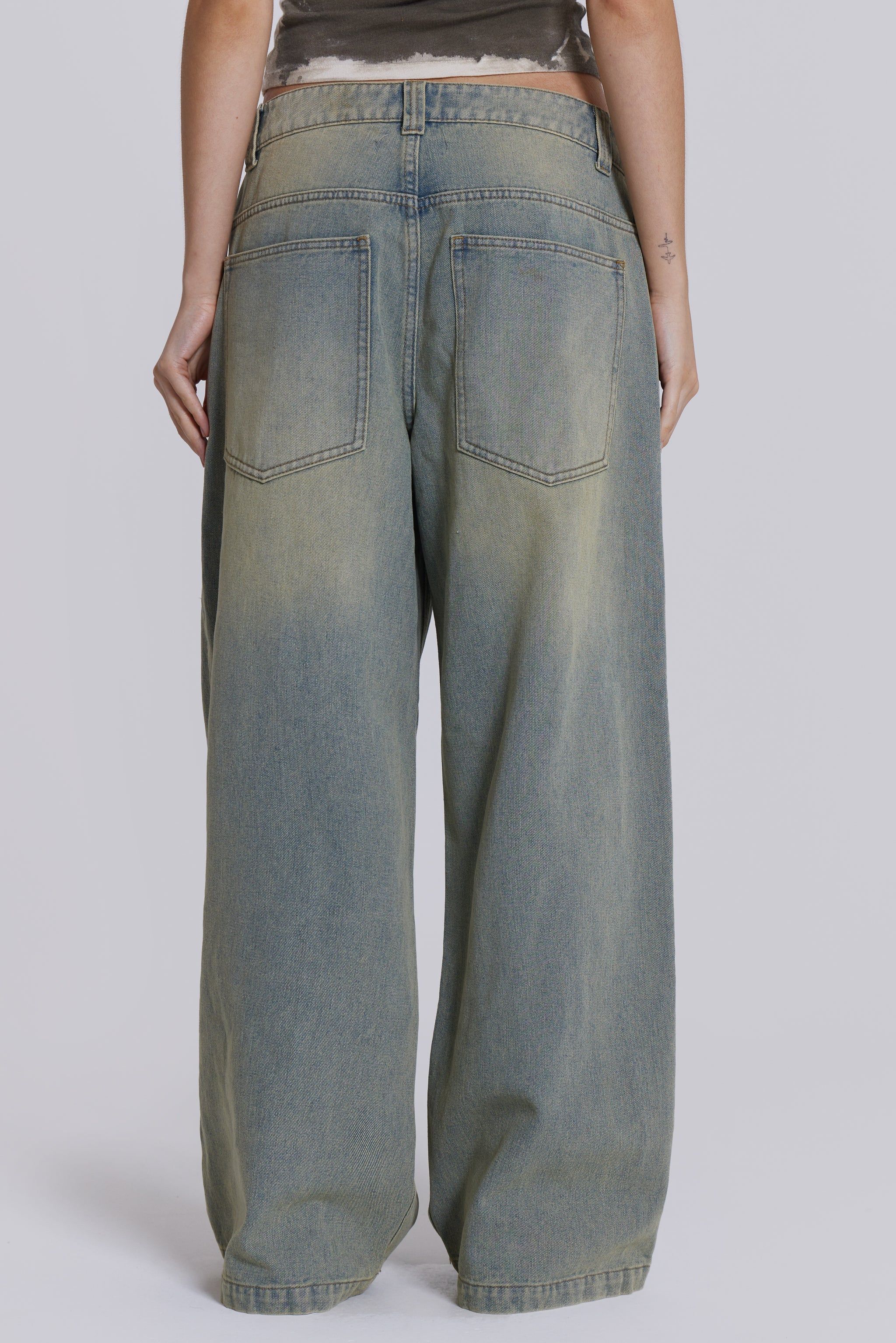 Light Wash Colossus Jeans sold by Jaded London product image thumbnail 7