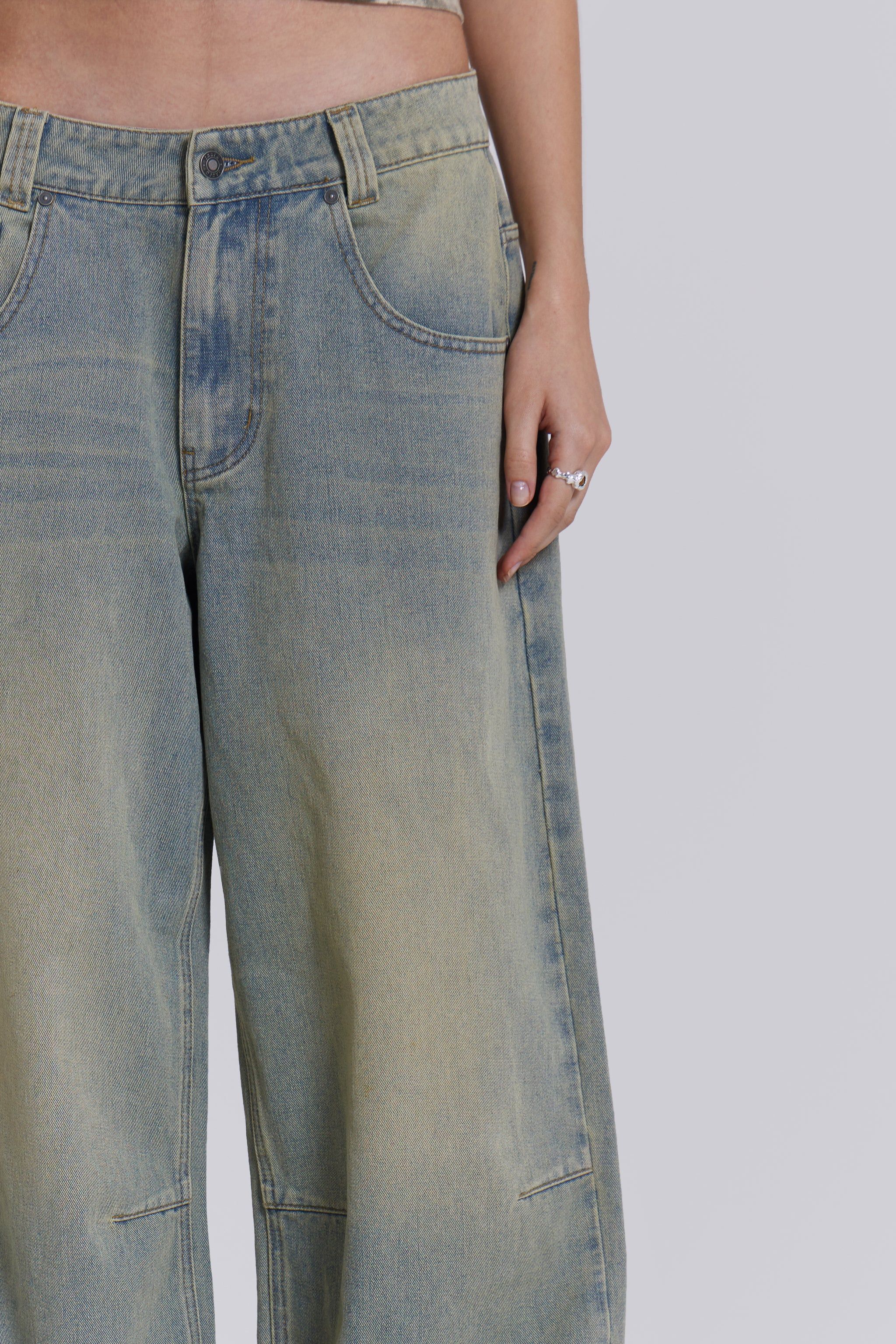 Light Wash Colossus Jeans sold by Jaded London product image thumbnail 8