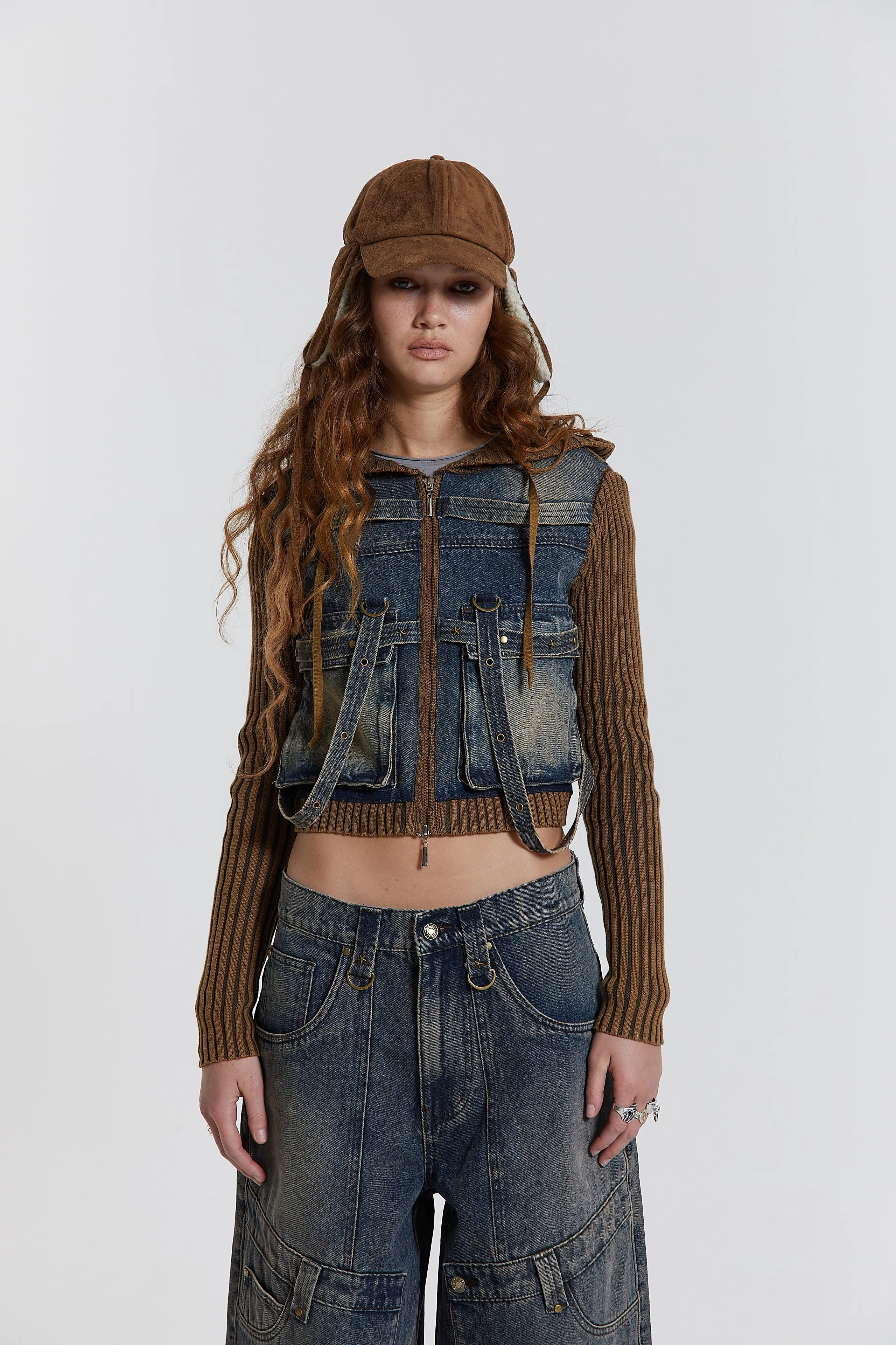 Zenith Hooded Jacket sold by Jaded London
