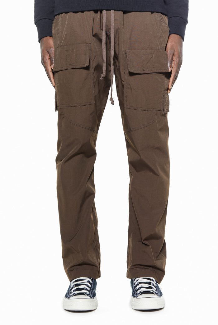 Brown Trail Cargo Trousers sold by Jaded London