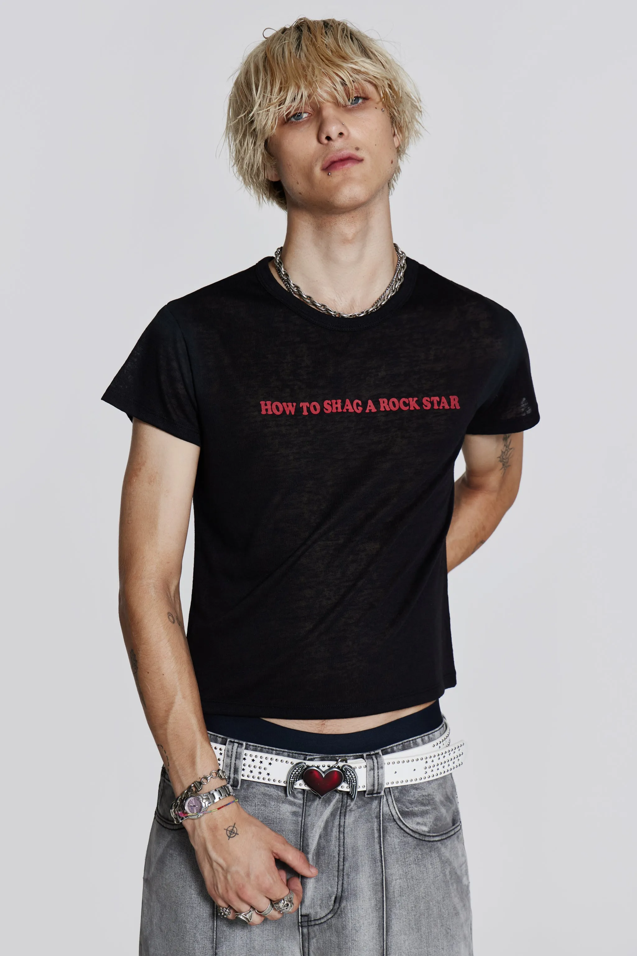 Rockstar Tee sold by Jaded London product image thumbnail 5