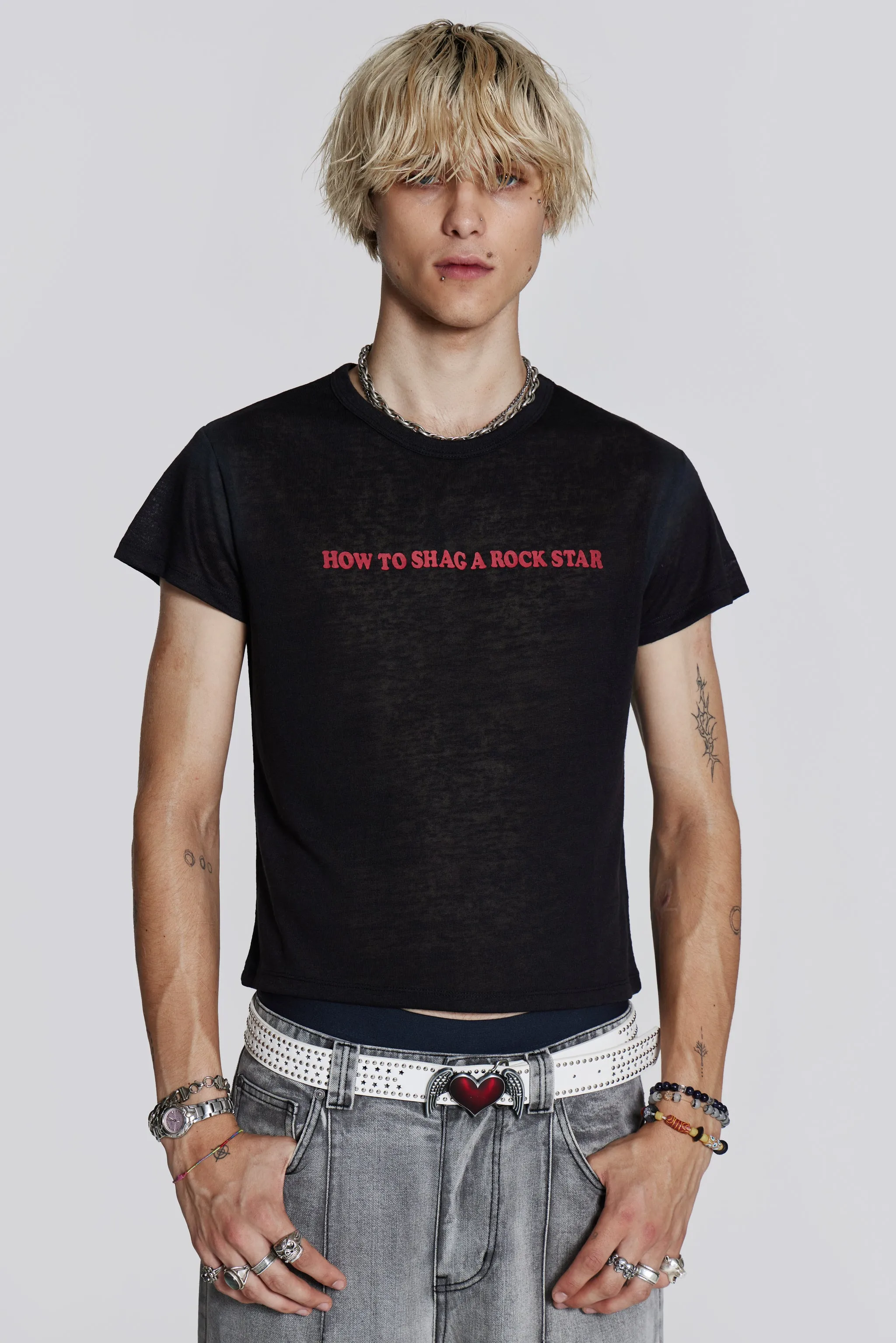 Rockstar Tee sold by Jaded London