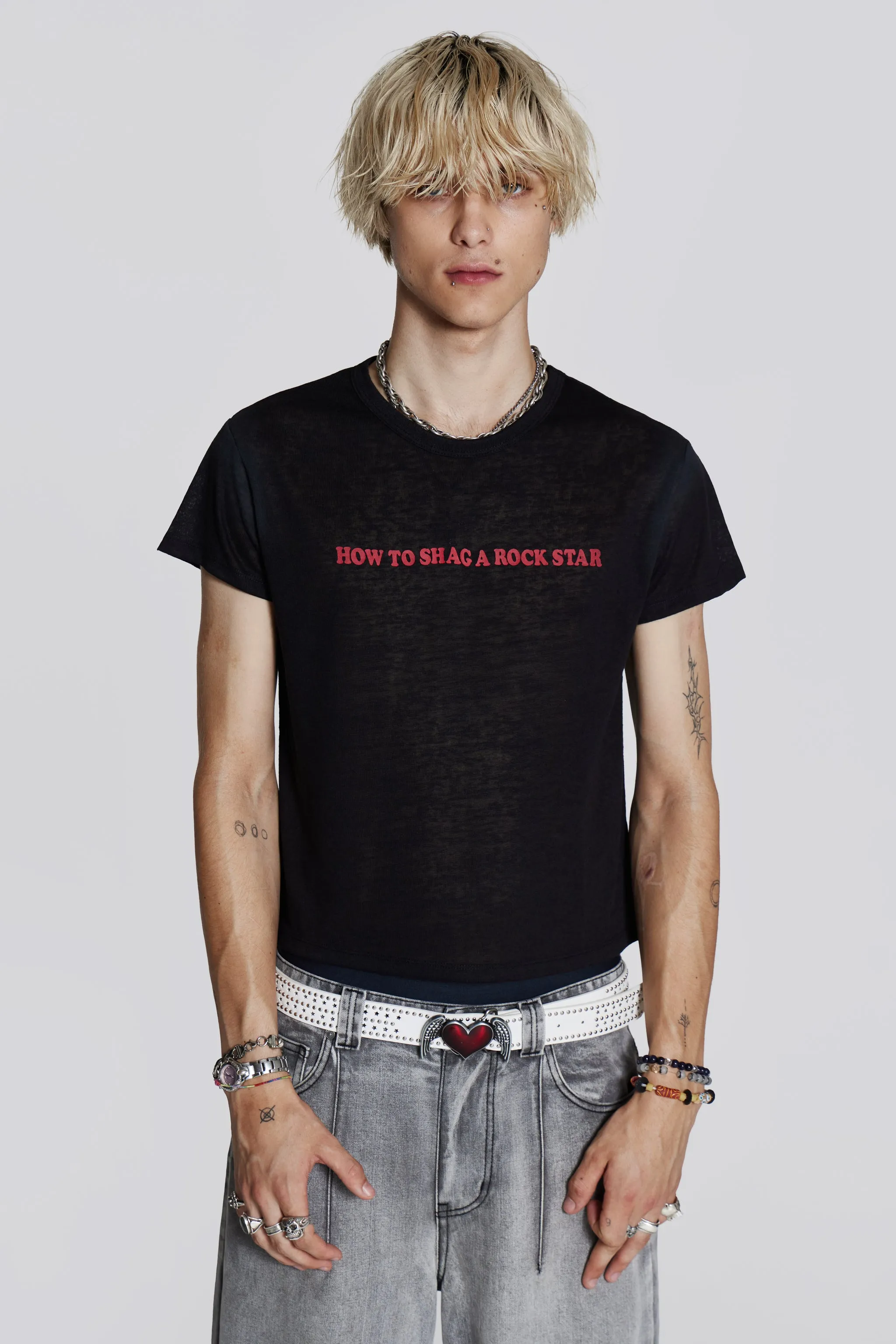 Rockstar Tee sold by Jaded London product image thumbnail 4