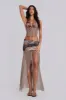 Kumina Hankerchief Plunge Top sold by Jaded London