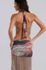Kumina Hankerchief Plunge Top sold by Jaded London