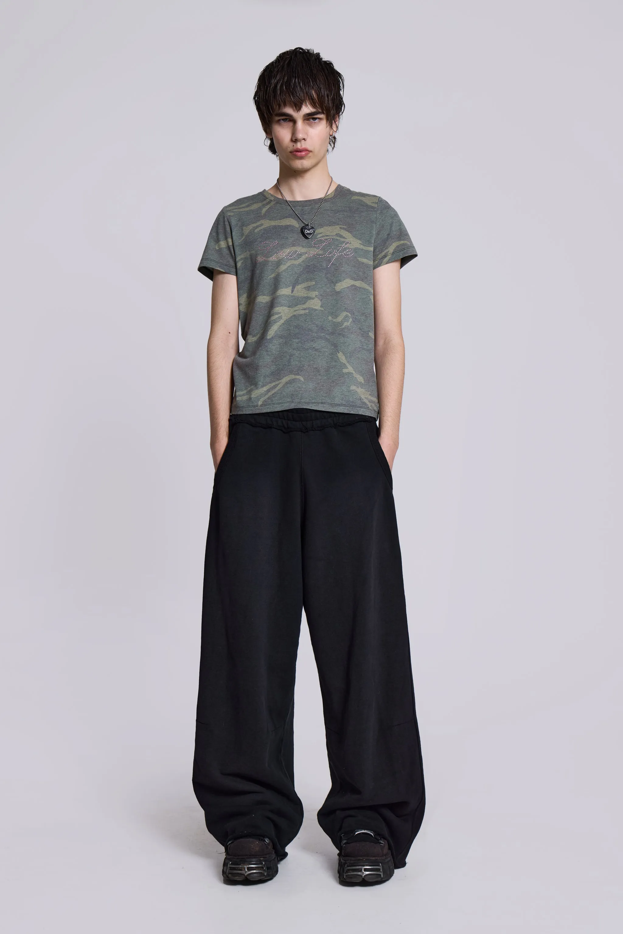 Black Baggy Monster Joggers | Parallel