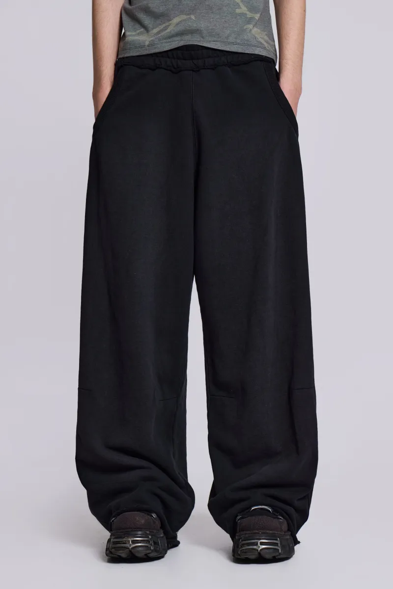 Black Baggy Monster Joggers Jaded London