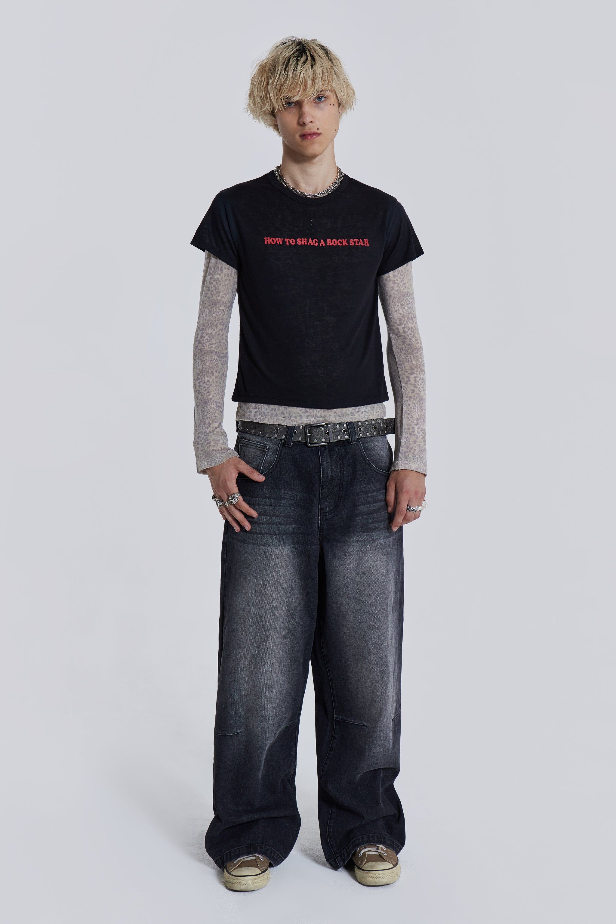 Washed Black Colossus Jeans sold by Jaded London product image thumbnail 2