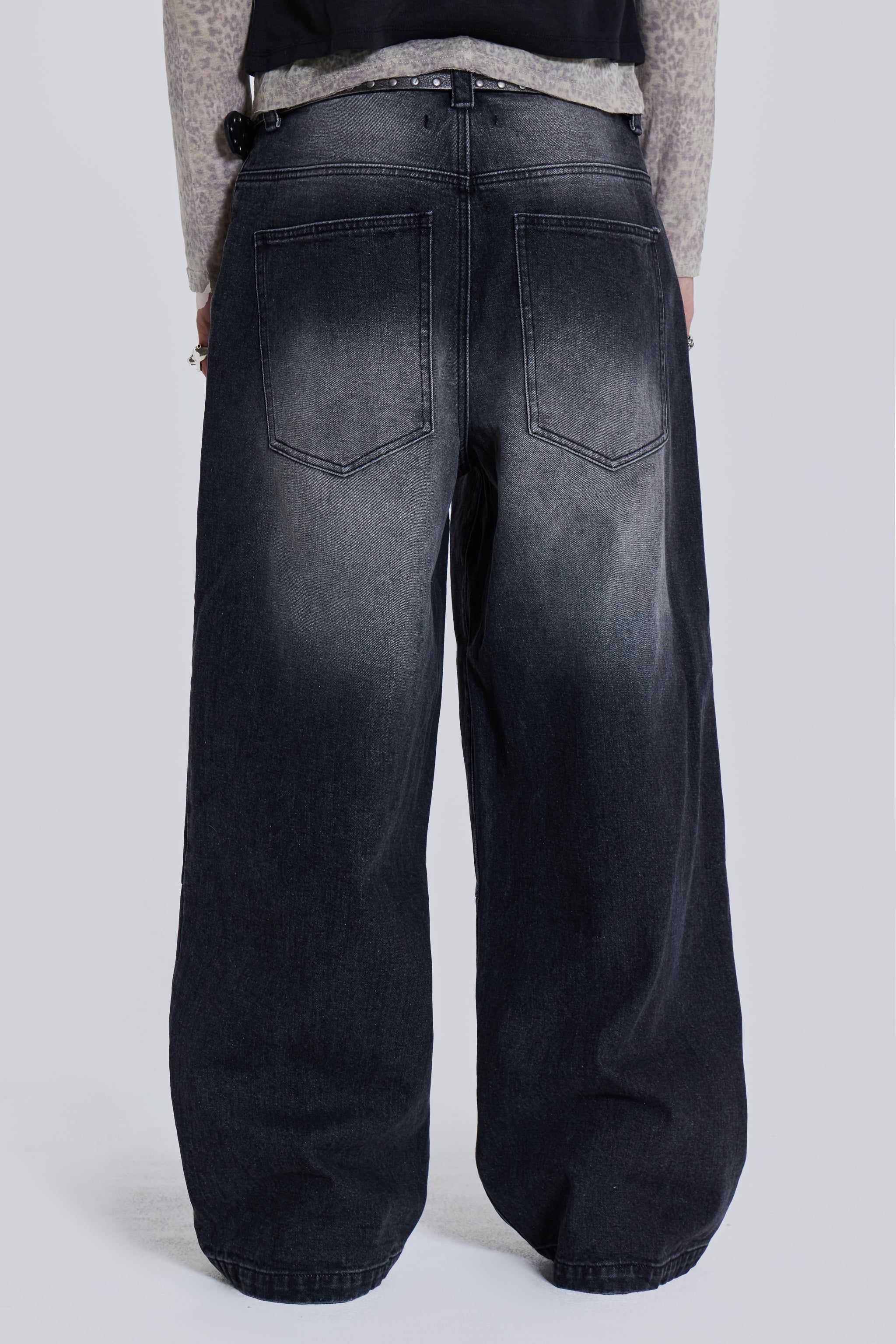 Washed Black Colossus Jeans sold by Jaded London product image thumbnail 5