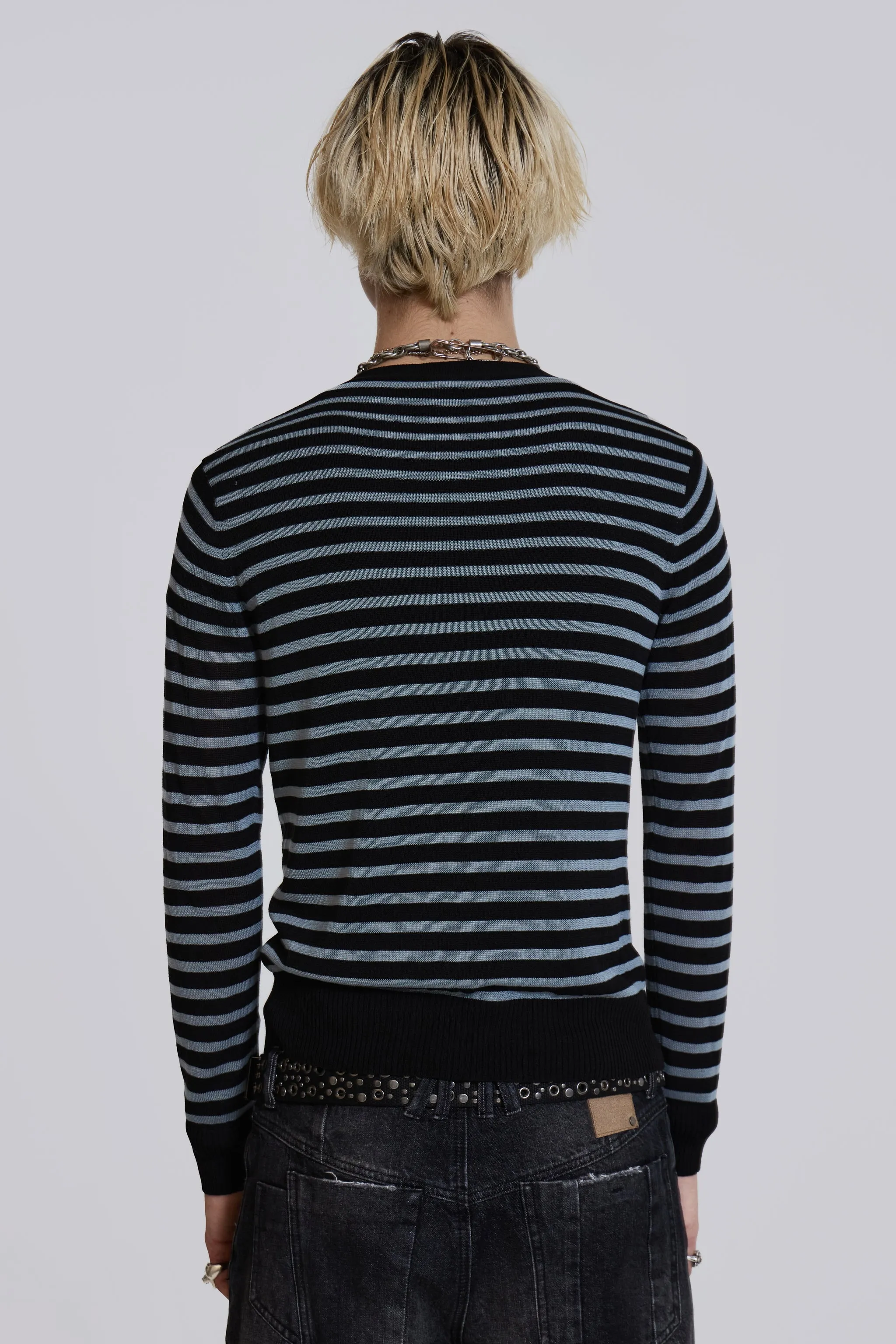 Sid Stripe Cardigan sold by Jaded London product image thumbnail 3