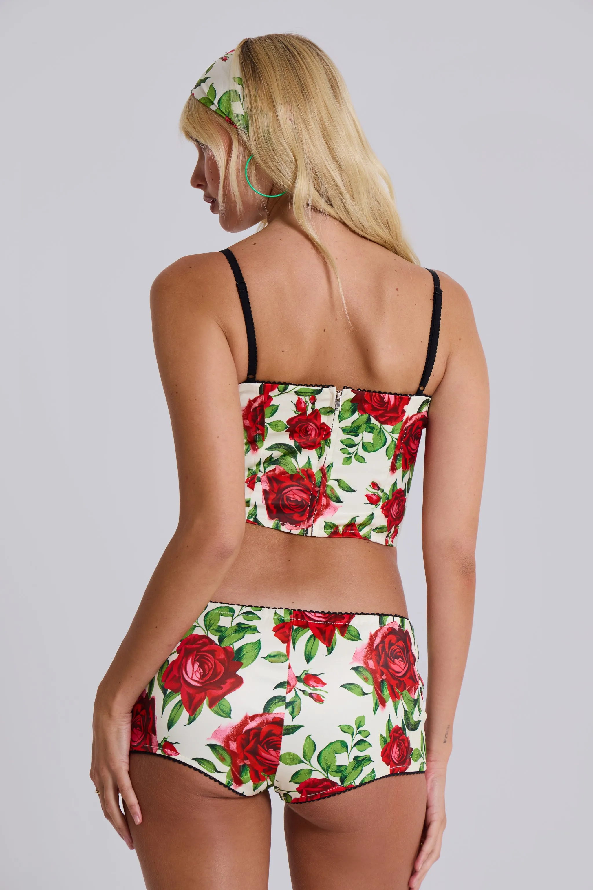 Scarlet Satin Corset Top sold by Jaded London product image thumbnail 3