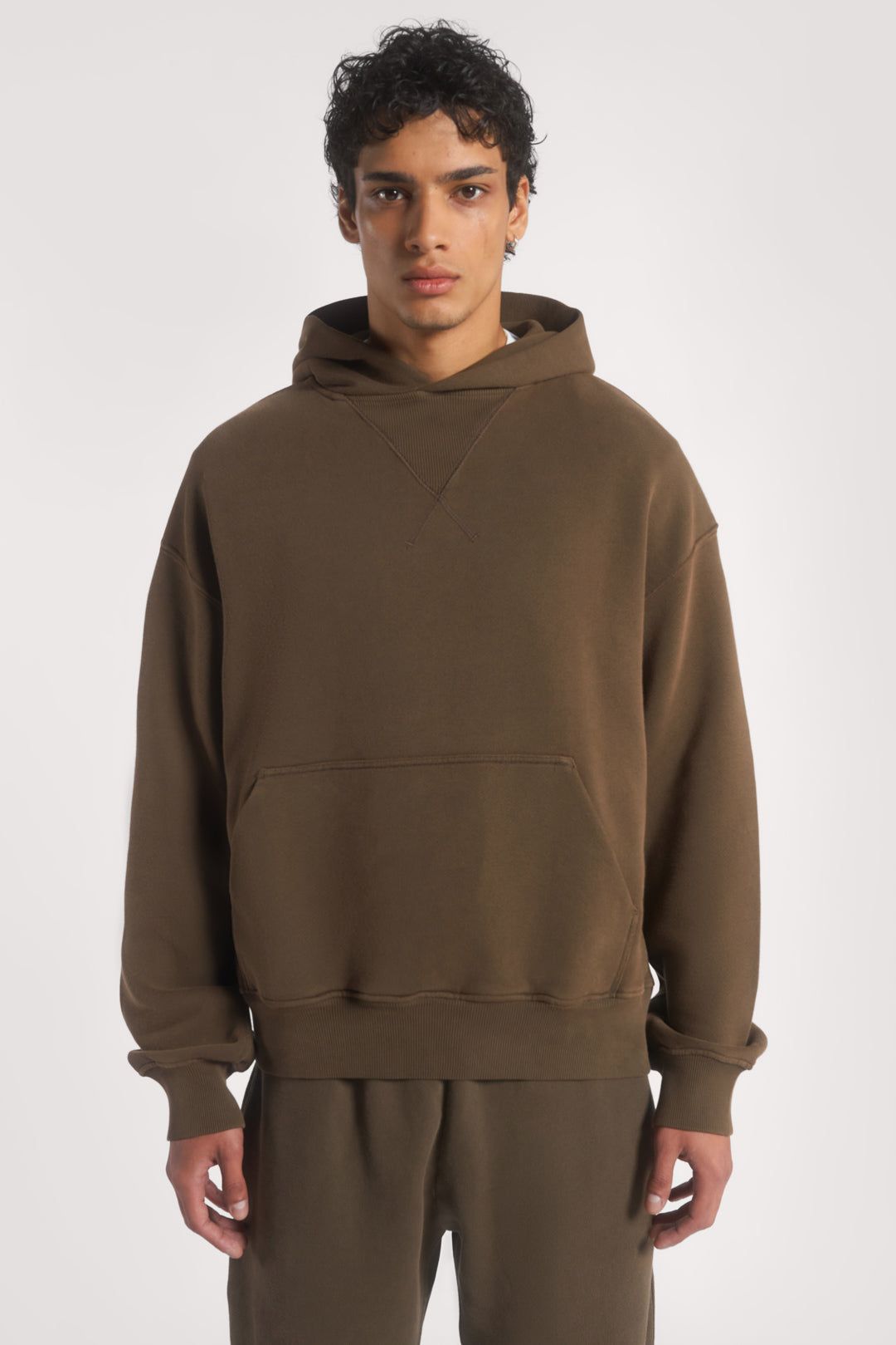 NTRLS Mocha Oversized Hoodie sold by Jaded London product image thumbnail 3