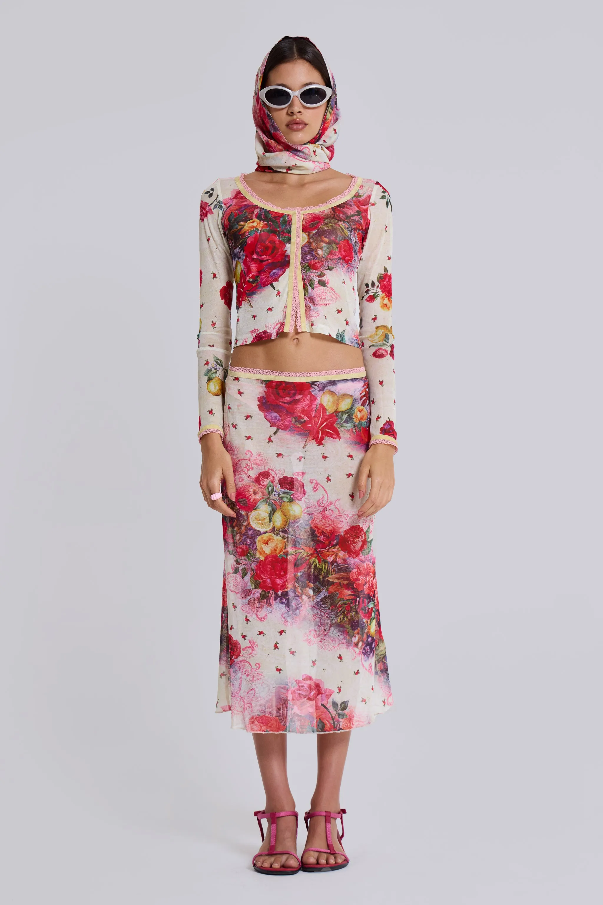 Giara Chiffon Headscarf sold by Jaded London product image thumbnail 3