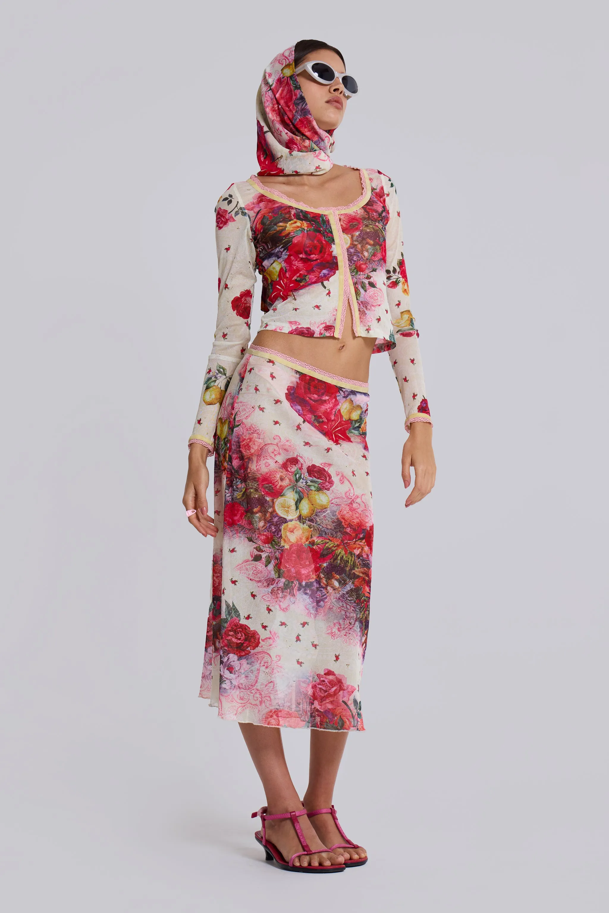 Giara Chiffon Headscarf sold by Jaded London product image thumbnail 4