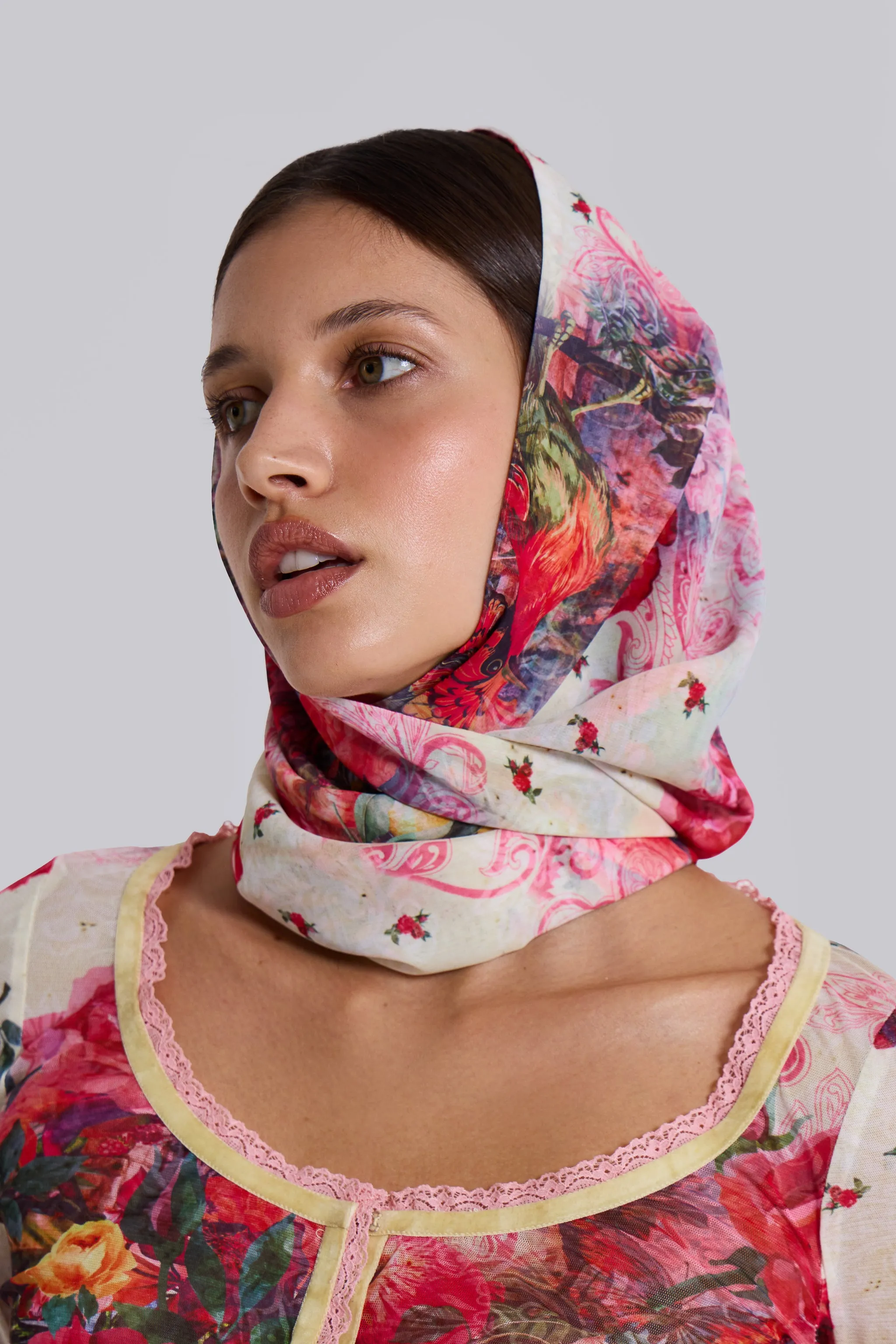 Giara Chiffon Headscarf sold by Jaded London