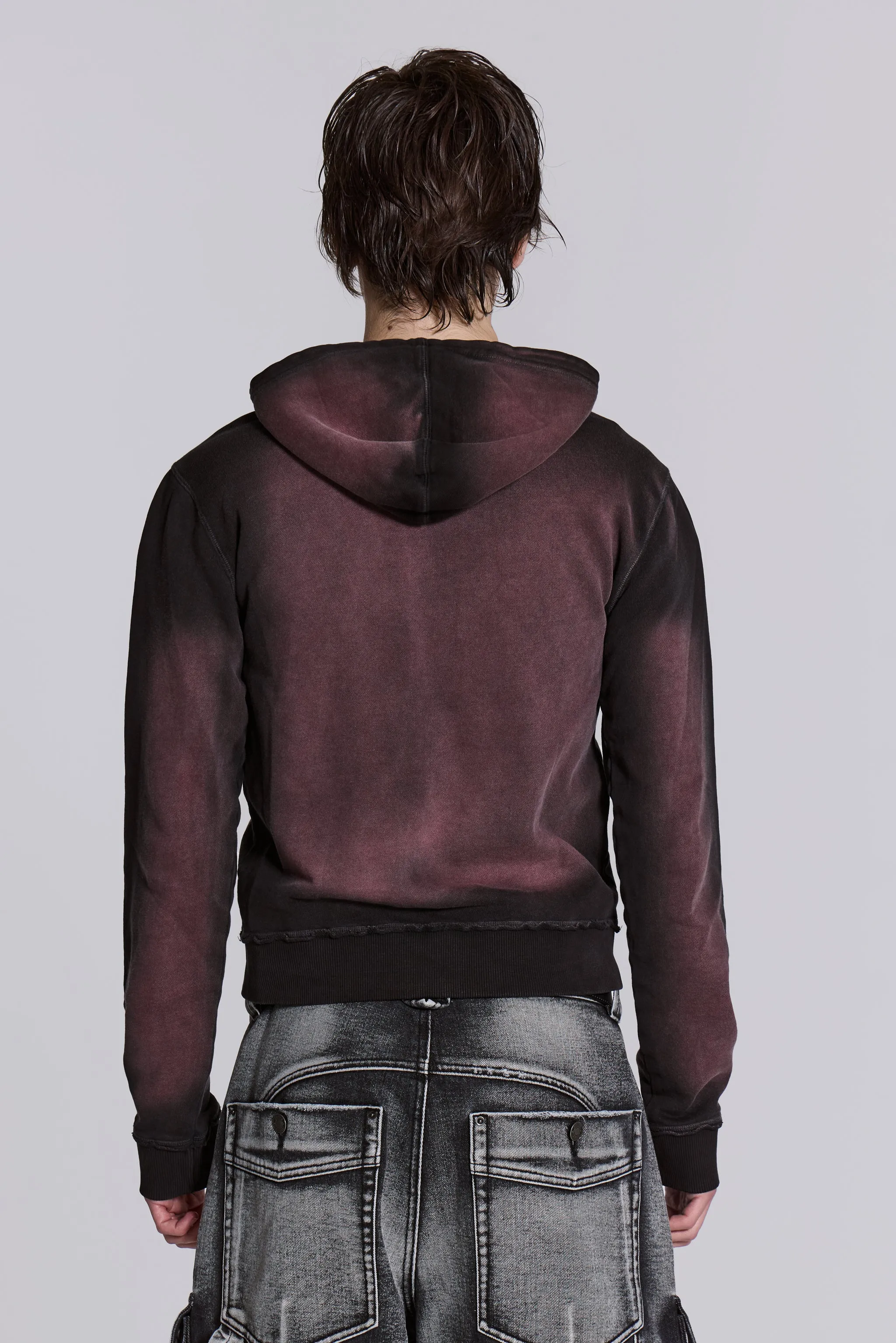 Deep Red Fade Mini Monster Hoodie sold by Jaded London product image thumbnail 4