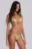 Cantha Micro Bikini Bottoms in Lagoon sold by Jaded London