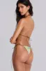 Cantha Micro Bikini Bottoms in Lagoon sold by Jaded London