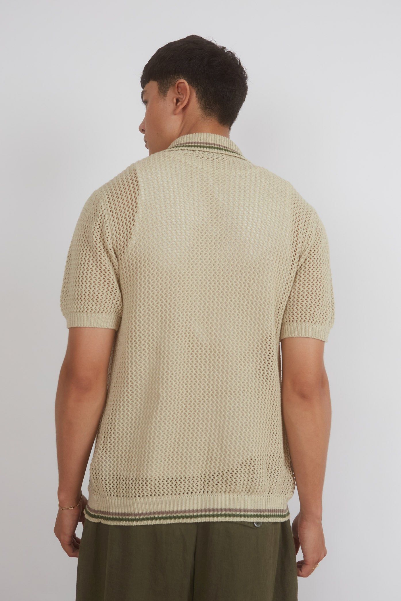 Nostra Knitted Polo Shirt sold by Jaded London product image thumbnail 4