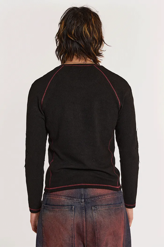 Black Starstruck Tee sold by Jaded London product image thumbnail 2