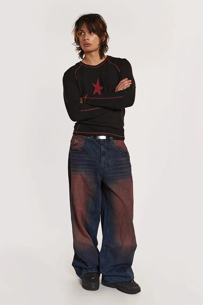 Black Starstruck Tee sold by Jaded London product image thumbnail 3