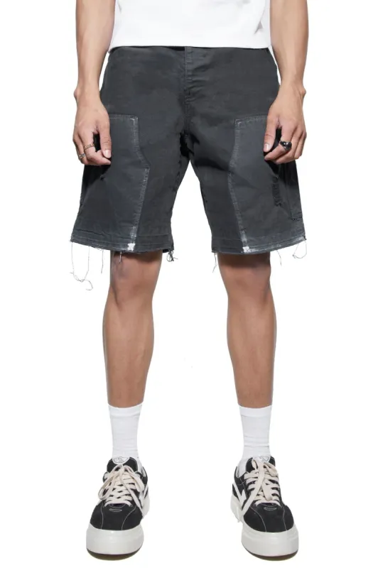 Black Check Jumbo Jorts | Parallel