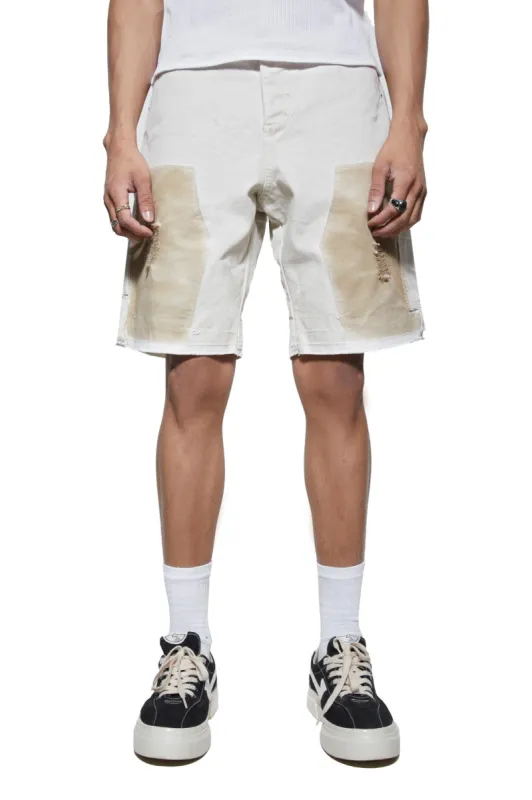 Stone Rodeo Carpenter Shorts sold by Jaded London
