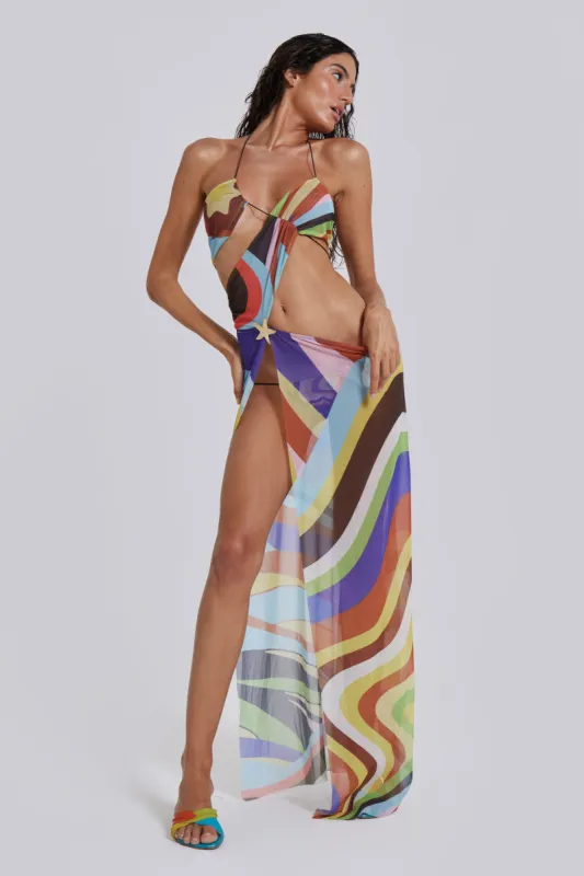 Oliana Draped Maxi Dress sold by Jaded London