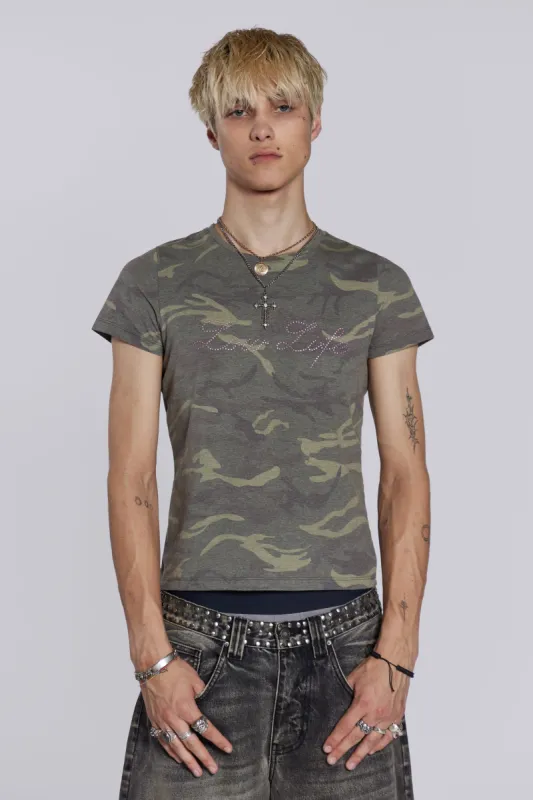 Low Life Camo Tee sold by Jaded London