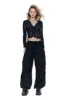 Black Parachute Cargo Pants sold by Jaded London