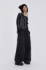 Black Parachute Cargo Pants sold by Jaded London