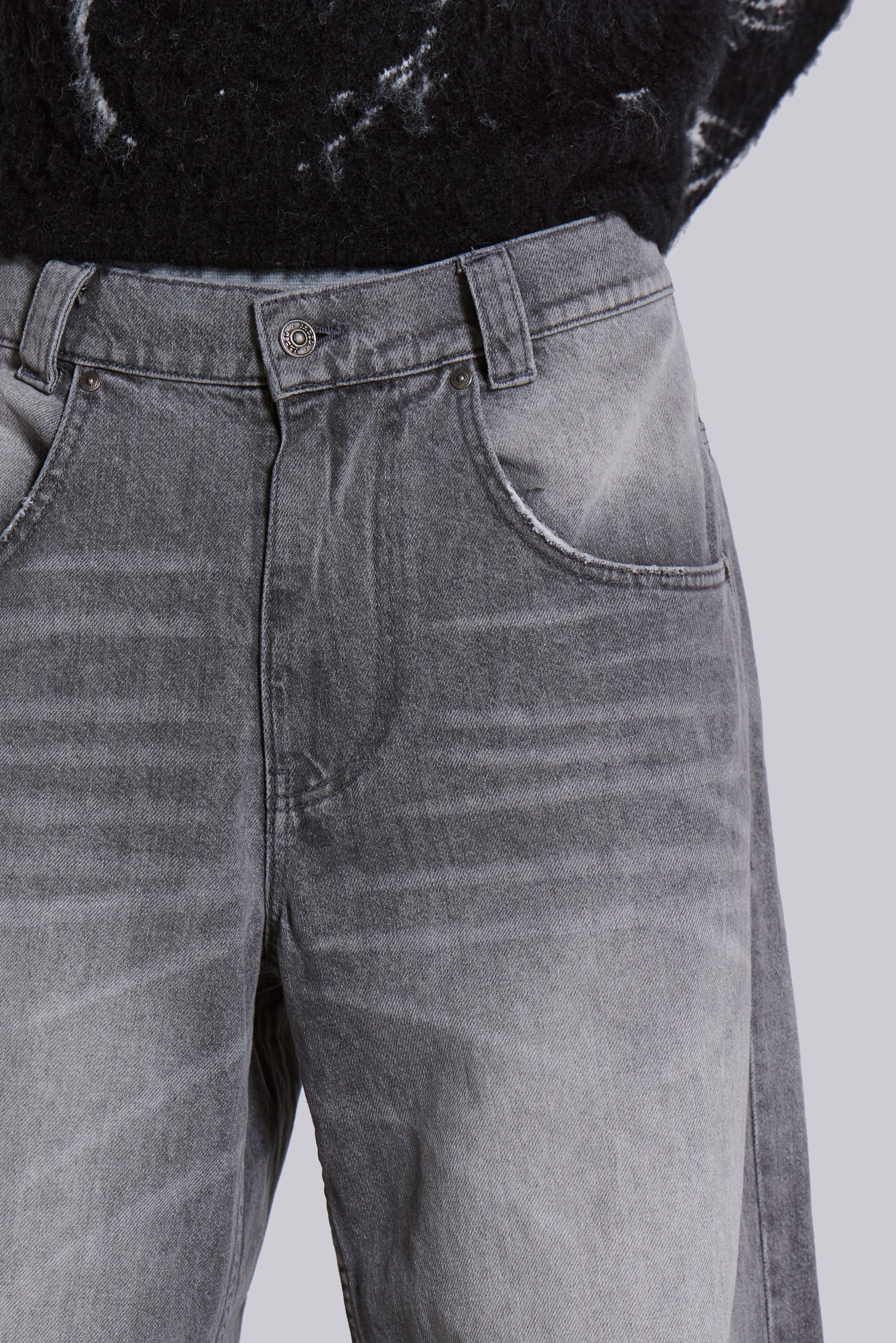 Washed Grey Colossus Jeans | Parallel