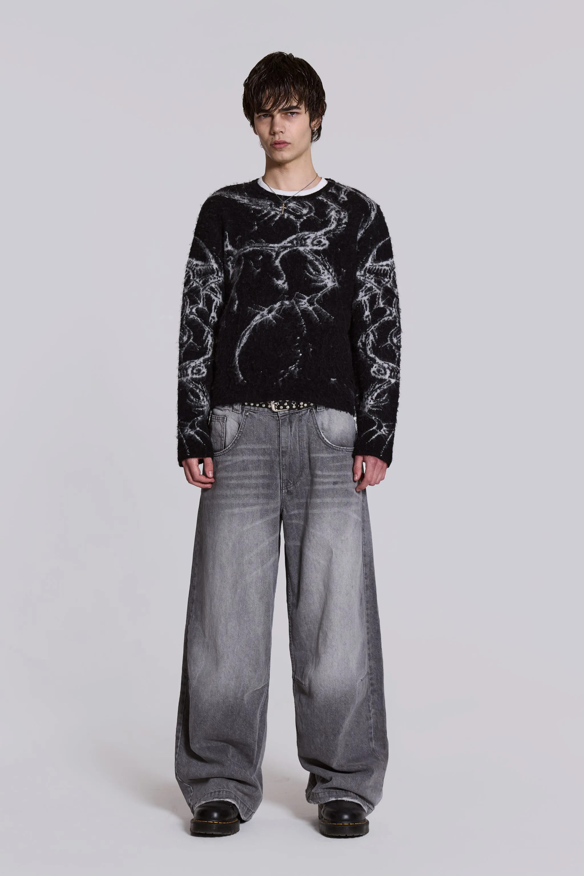 Washed Grey Colossus Jeans | Parallel