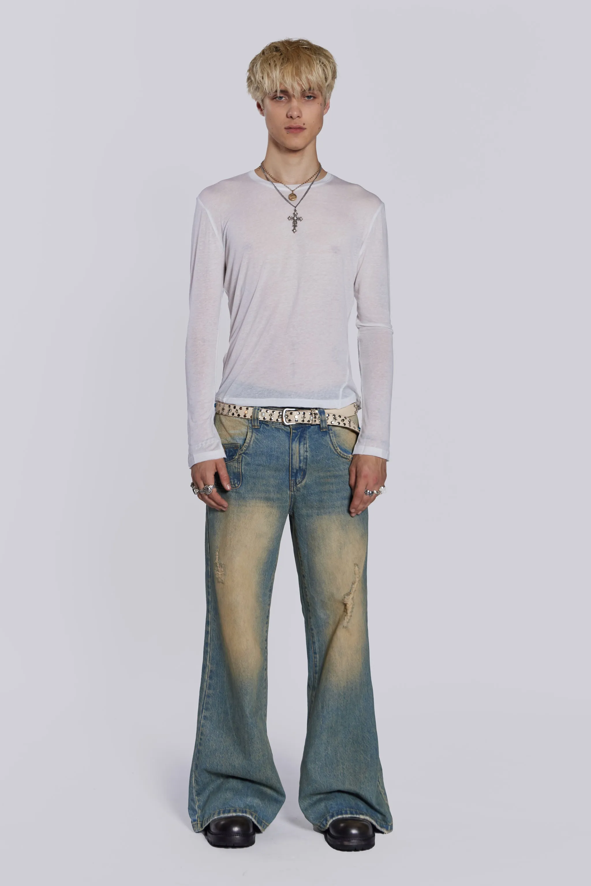 Sandwash Blaze Jeans sold by Jaded London product image thumbnail 2