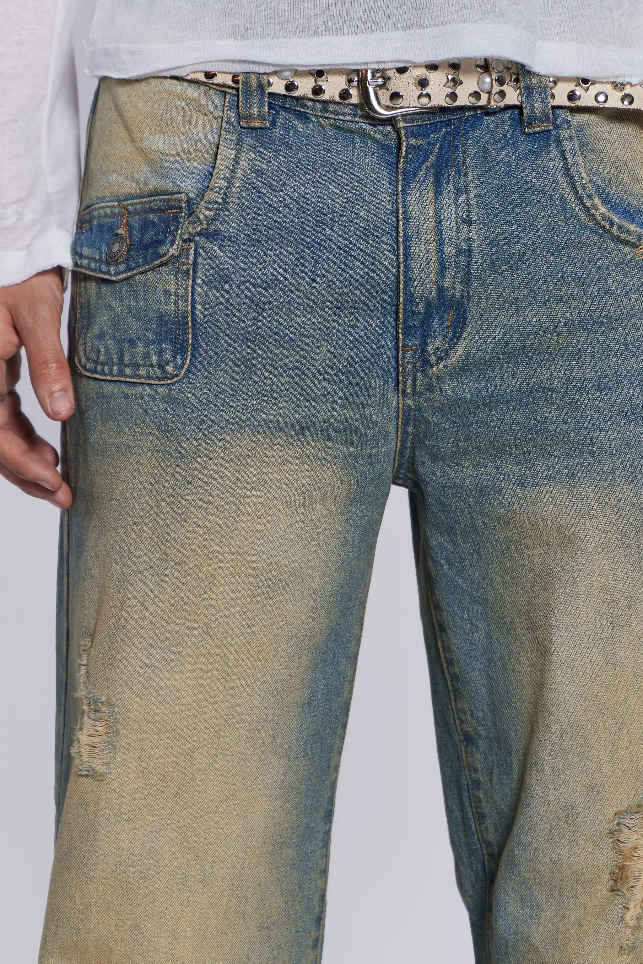 Sandwash Blaze Jeans sold by Jaded London product image thumbnail 3