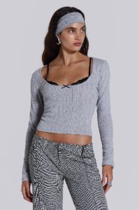 Anna Bra Long Sleeve Top sold by Jaded London