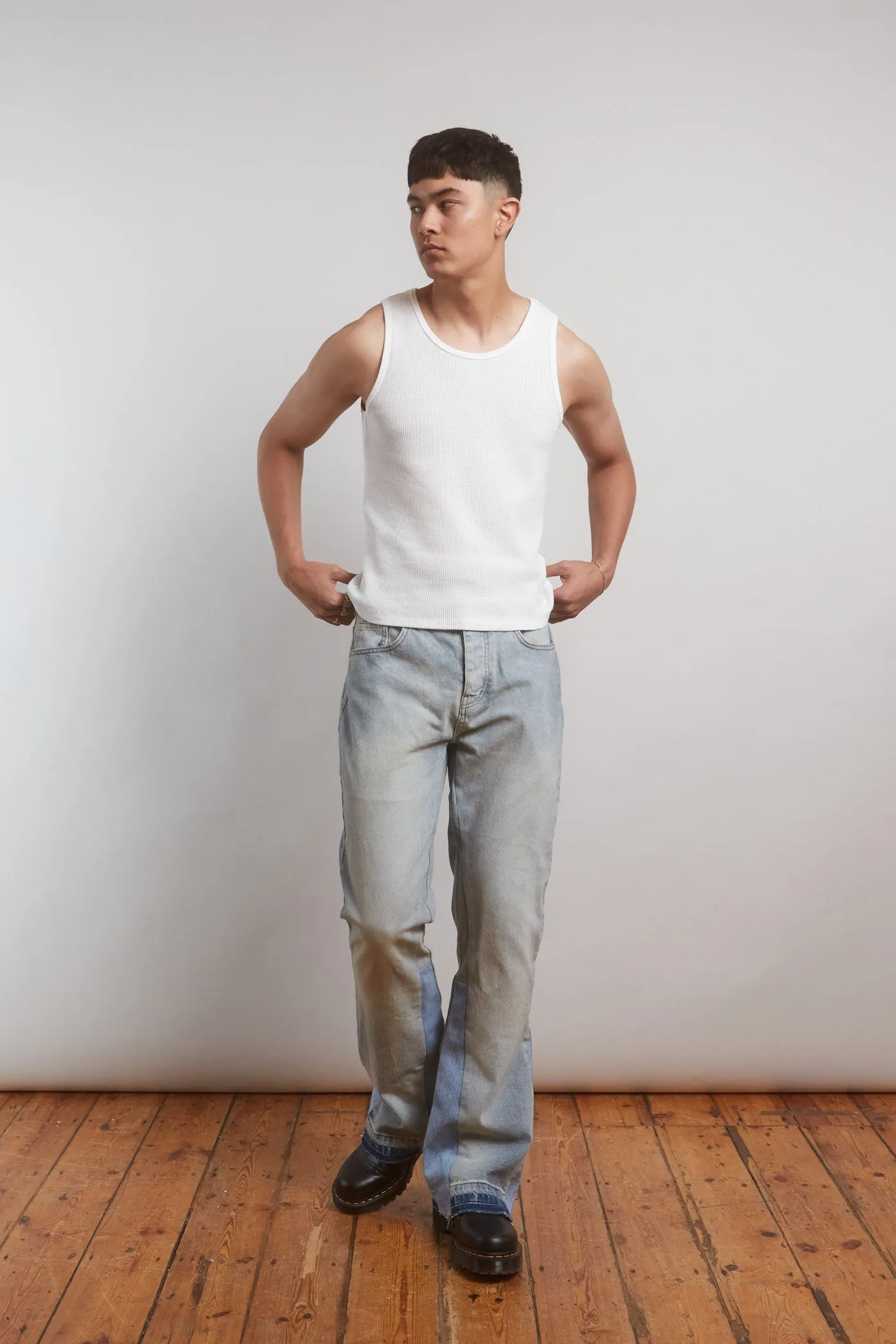 Flared Jean With Inserted Panel sold by Jaded London product image thumbnail 3