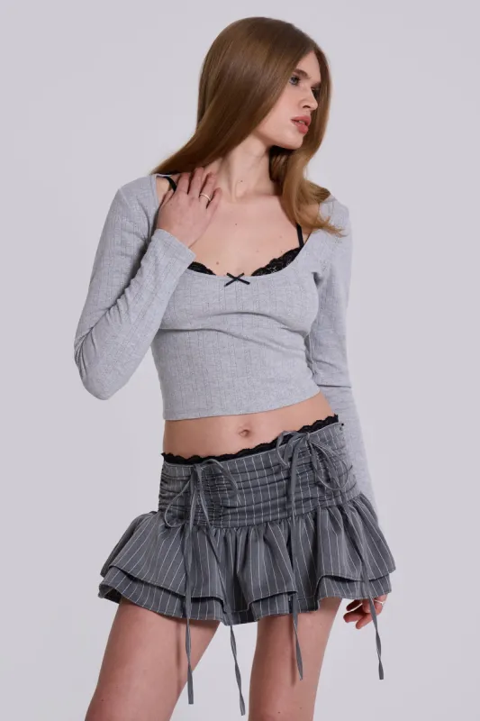 Anna Bra Long Sleeve Top sold by Jaded London