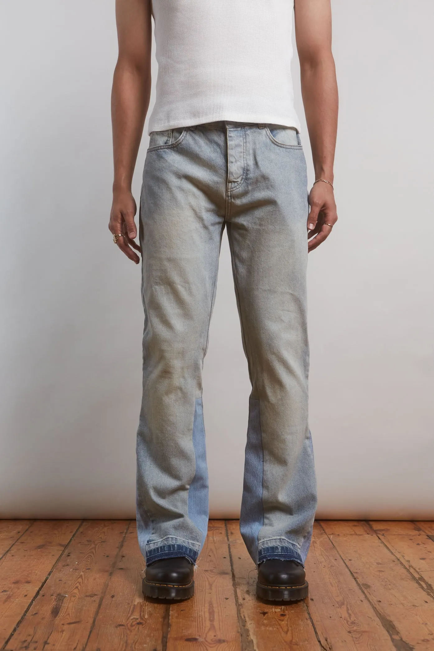 Flared Jean With Inserted Panel sold by Jaded London product image thumbnail 4