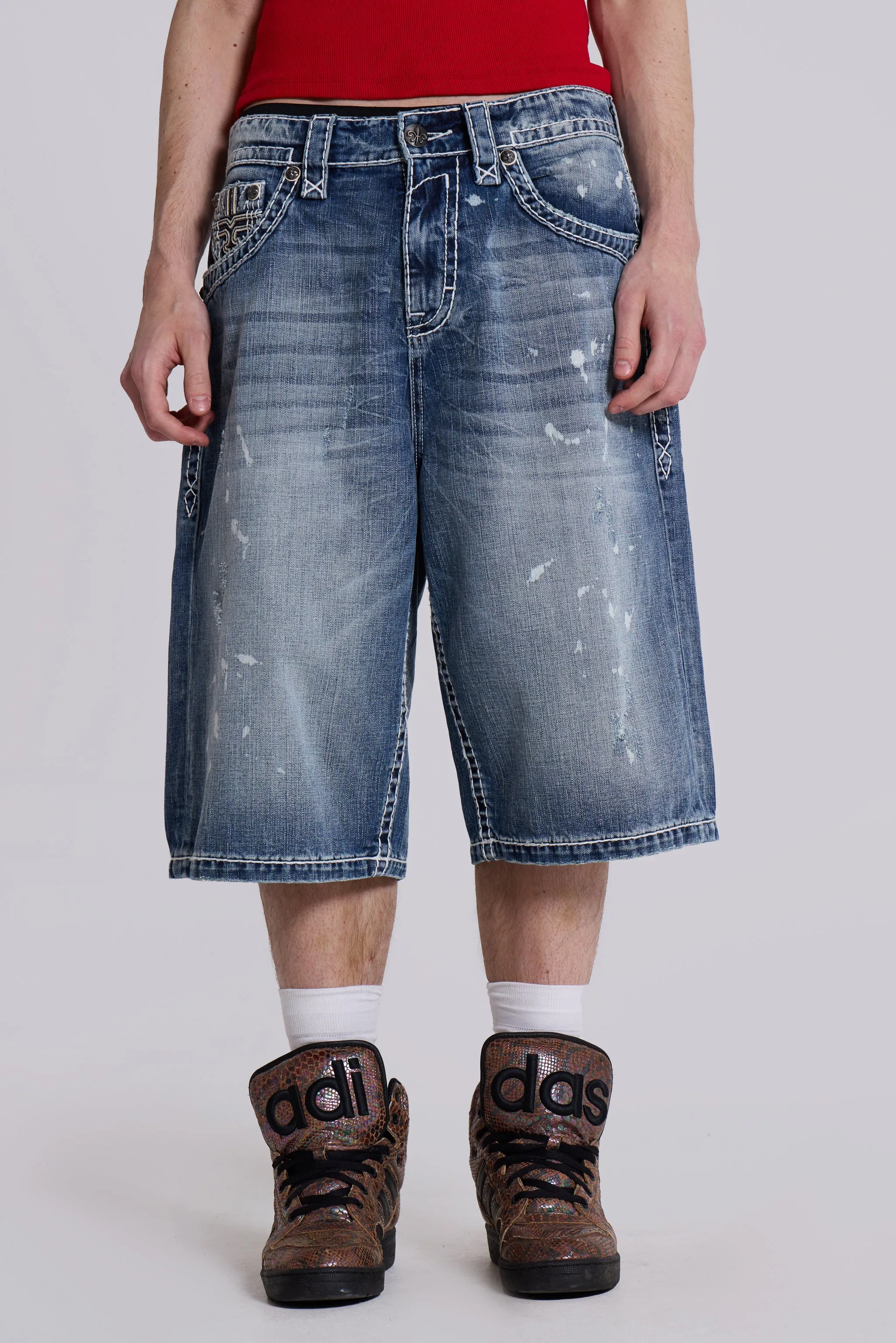Rock Revival Axel Colossus Jorts sold by Jaded London product image thumbnail 2