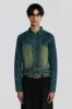 Exhaust Sandblast Denim Jacket sold by Jaded London
